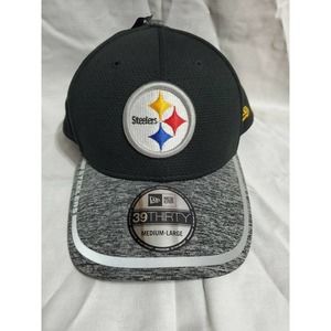 Pittsburgh Steelers New Era 39Thirty Hat Cap NWT Med-Large